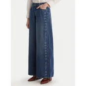 Weekend Max Mara Jeans hlače Vortice 2615181011 Mornarsko modra Wide Leg