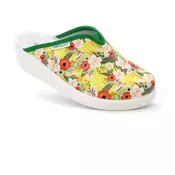 SANITAL ANATOMSKE KLOMPE, (4367_WHT_FLOWER-42)
