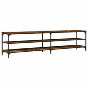 TV ormaric boja dimljenog hrasta 200x30x50 cm konstruirano