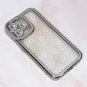 Ovitek Heart IMD za Apple iPhone 13 Pro, Teracell, srebrna