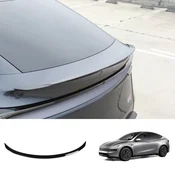 Spoiler za Tesla Model Y Juniper (2025+) Mat Karbon in Sijajna Črna | Aerodinamična nadgradnja – Barva: Črna Sijaj