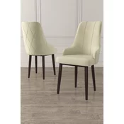 Hanah Home Set stolica Trex, 46x95x42 cm, 4 komada, Braon-sive