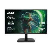 Acer Monitor EK251QP6BI FHD IPS, 144 Hz, 24.5, Crni