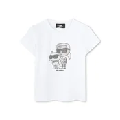Karl Lagerfeld Kids Majica Z30489 D Bela Regular Fit