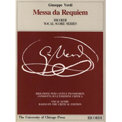 VERDI:MESSA DA REQUIEM VOCAL SCORE