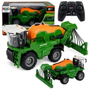 slomart RC kmetijski kombajn z razpršilnikom, luči, zvoki, 1:24