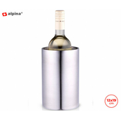 ALPINA hladnjak za bocu / vino / šampanjac, 19x12cm, nehrđajući čelik, dvostruka stijenka