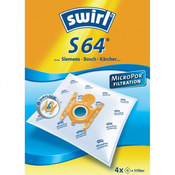 SWIRL vrečke za sesalnik S64 S66 Micro, 4 kosi