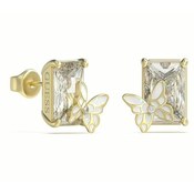 Guess Igrivi pozlačeni uhani Chrysalis JUBE04099JWYGT/U