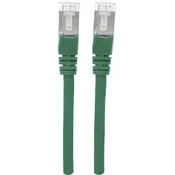 Intellinet Intellinet 737111 RJ45 omrežni kabel\, Patch kabel CAT 6a S/FTP 20.00 m zelena zaščita iz folije\, pletena zaščita\, brez halogena 1 kos, (20417851)