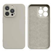 Ovitek za Samsung S23 Plus 5G, Liquid Silicone, Bež
