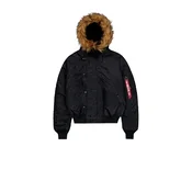 ALPHA INDUSTRIES Zimska jakna N-2B Heritage črna
