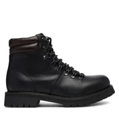 Gležnjarji Tommy Hilfiger Elevated Outdoor Lth Wpm Boot FM0FM05995 Črna
