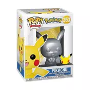 Funko Pokemon POP! Vinyl - Pikachu Silver Metalic 10 ( 046498 )