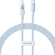 Polnilni in podatkovni 20W USB-C v Lightning kabel Baseus Gem - 2m - galaxy blue