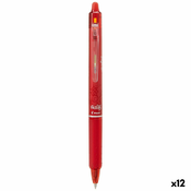 Olovka s tekucom tintom Pilot Frixion Clicker Crvena 0,4 mm (12 kom.)