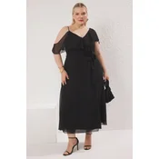 Trendyol Curve Ženska haljina Tbbss25Ah00162, Crna