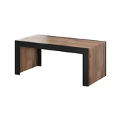 NEW MILA klop/miza 120x60x50 hrast wotan + črna