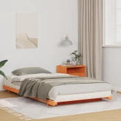 Krevetna konstrukcija Vosak smeda 90 x 220 cm
