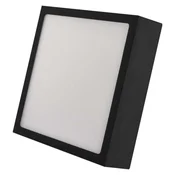 LED svetilo nadometno NEXXO, kvadratno, črno, 12,5W, nastavljiva CCT
