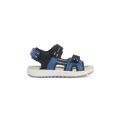 Sandali Geox J Sandal Alben Boy J35AVA 01520 CF44M M Mornarsko modra