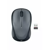 LOGITECH bežični miš M235 (Sivi)  Optički, 1000dpi, 2.4GHz, Simetričan