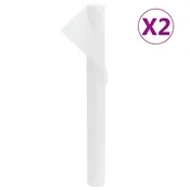 Vidaxl Vrtna koprena 2 zvitka 70 g/m2 10x1,6 m