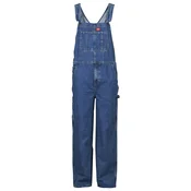 Dickies LOOSE DENIM BIB CLASSIC BLUE Modra