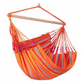 La Siesta Domingo viseči stol, ekstra velik, oranžno-rdeč
