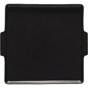 Costa Nova servirni krožnik Notos 22,4x20,7 cm, črn, z ročaji (6 kos)