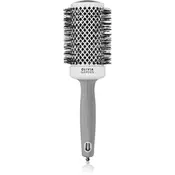 Olivia Garden Expert Shine Wavy Bristles White&Grey krtača za lase průměr 55 mm 1 kos