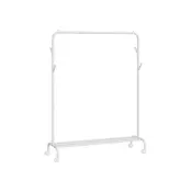 Songmics Oblekalni regal 41x1035x155 cm bela jeklena konstrukcija