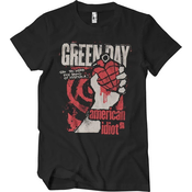 Green Day Majica American Idiot Spiral Arm Unisex Black S