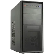 Inter-tech IT-8862 PLAID midi-ATX črno ohišje