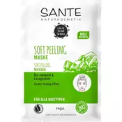 Sante Soft peeling maska za lice – oragansko ulje jojobe i glina 2x4ml