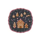 Dessert plate, porcelain, 20 cm, GINGERBREAD - Nuova R2S