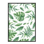 shumee PLAKAT V OKVIRJU 33x43 cm Listi P943