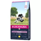 Eukanuba Puppy Medium Breed piletina - 2 x 15 kg