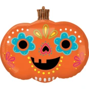 Amscan Foliasti balon buča - Dia de Los Muertos 60 x 58 cm