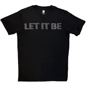 The Beatles Let It Be Crystals (Embellished) Black M Majica