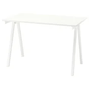 TROTTEN Pisalna miza, bela, 120x70 cm