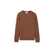 GOBI Cashmere Pulover Womens Essential Cashmere Crewneck Sweater karamel