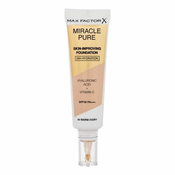 Max Factor Miracle Pure Skin-Improving Foundation SPF30 hranilna tekoča podlaga 30 ml Odtenek 44 warm ivory