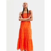 Desigual Poletna obleka Malver 24SWVW12 Oranžna Regular Fit