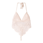 Bershka Top z naramnicami pastelno roza