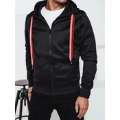 Bluza męska z kapturem czarna Dstreet
