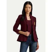 LAUREN RALPH LAUREN Suknjič 200797305029 Bordo rdeča Slim Fit