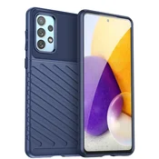 Hurtel Thunder Case prožno oklepno ovitka za Samsung Galaxy A73 modra
