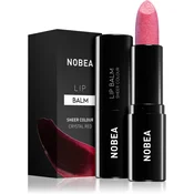 NOBEA Day-to-Day Lip Balm vlažilni balzam za ustnice odtenek Crystal red 3 g