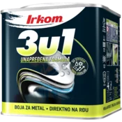 3u1 Boja za metal metalik srebro 1kg Irkom